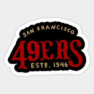 San Francisco 49eeeers 09 Sticker